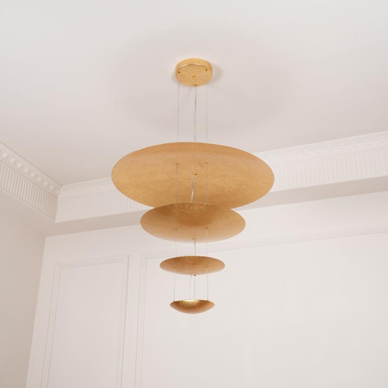 Erliris Suspension Métallique de Luxe Postmoderne