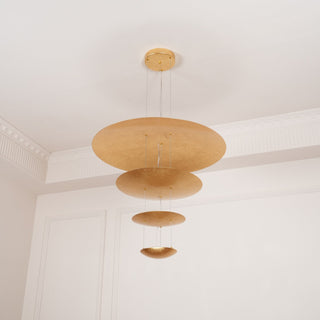 Zathaara Suspension Feuilles Or Étagées