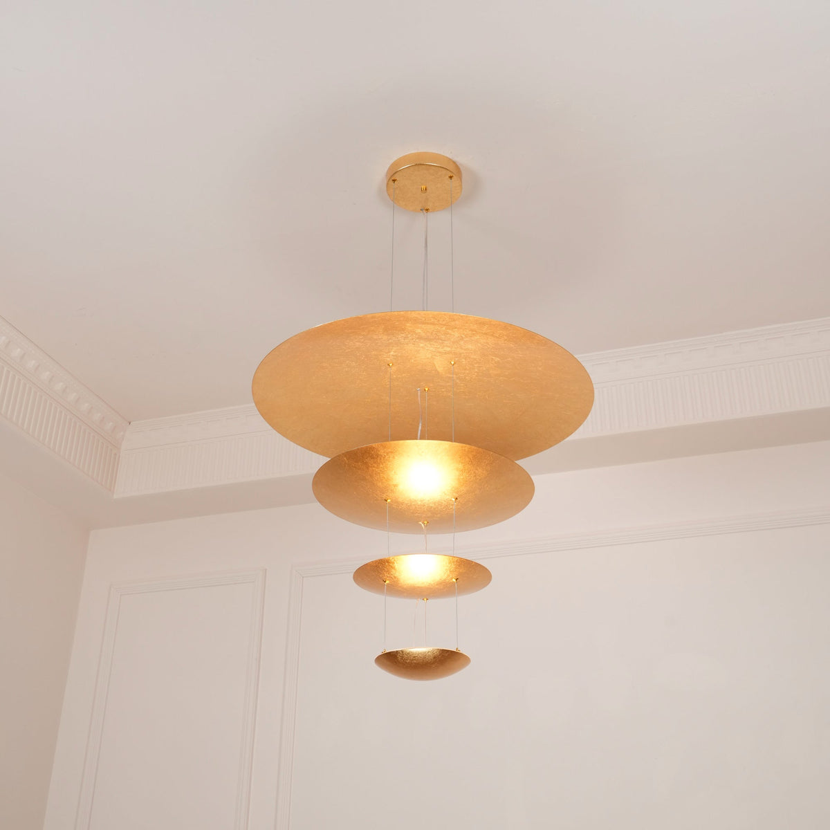 Erliris Suspension Métallique de Luxe Postmoderne