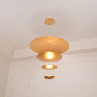 Zathaara Suspension Feuilles Or Étagées