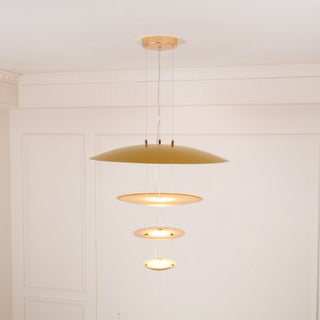 Zathaara Suspension Feuilles Or Étagées