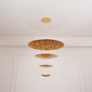 Zathaara Suspension Feuilles Or Étagées