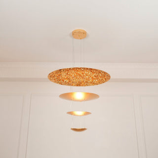 Zathaara Suspension Feuilles Or Étagées