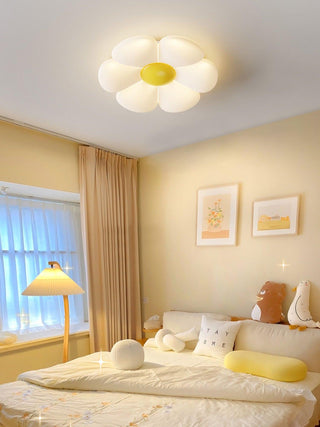 Solara Plafonnier Fleur à Six Pétales pour Chambre d'Enfant-Luire