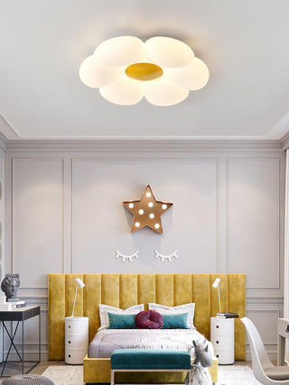 Solara Plafonnier Fleur à Six Pétales pour Chambre d'Enfant-Luire