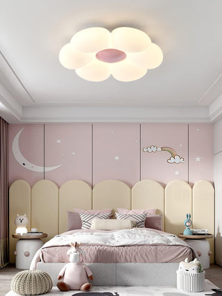 Solara Plafonnier Fleur à Six Pétales pour Chambre d'Enfant-Luire