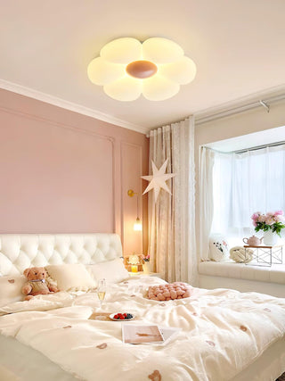Solara Plafonnier Fleur à Six Pétales pour Chambre d'Enfant-Luire