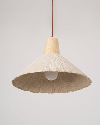 Solara Lampe suspendue en béton plissé