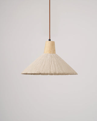 Solara Lampe suspendue en béton plissé