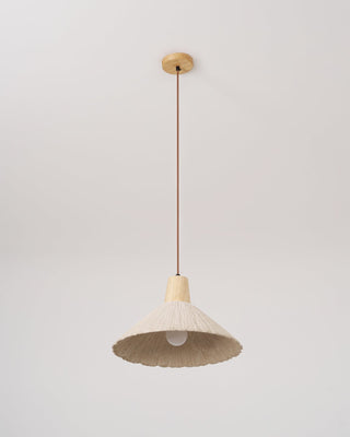 Solara Lampe suspendue en béton plissé