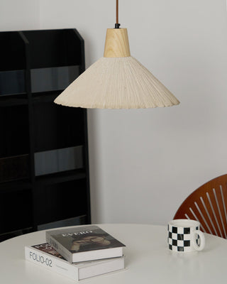 Solara Lampe suspendue en béton plissé