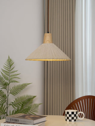 Solara Lampe suspendue en béton plissé