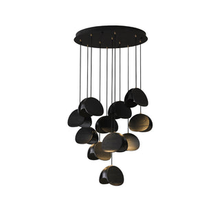 Elmiren Grappe Bois Pendentif Lumière