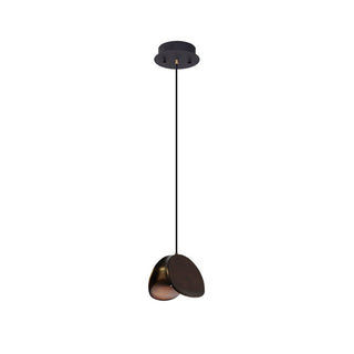 Elmiren Grappe Bois Pendentif Lumière