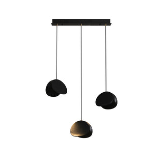 Elmiren Grappe Bois Pendentif Lumière