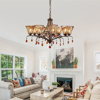 Nyshaiel Postmodern Luxe Cristal Lustre