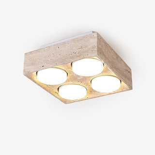 Virinira Plafonnier Quad-Spot Travertin-Luire