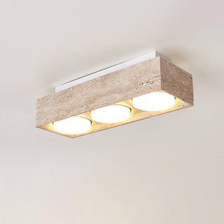 Virinira Plafonnier Quad-Spot Travertin-Luire
