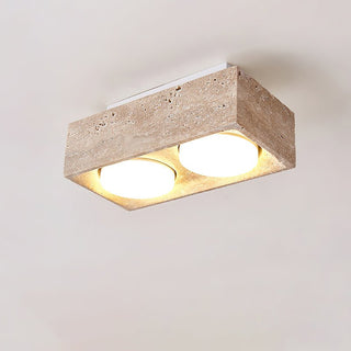 Virinira Plafonnier Quad-Spot Travertin-Luire