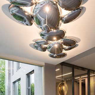 Solara Plafonnier Chrome Pebble Moderne