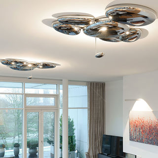 Solara Plafonnier Chrome Pebble Moderne