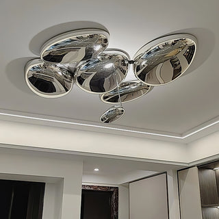 Solara Plafonnier Chrome Pebble Moderne