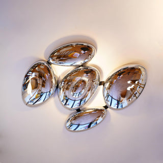Solara Plafonnier Chrome Pebble Moderne