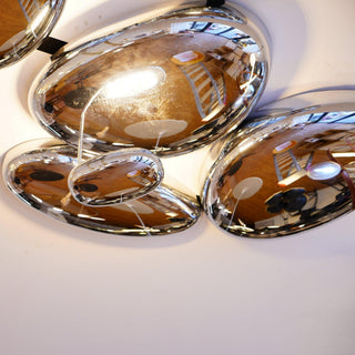 Solara Plafonnier Chrome Pebble Moderne