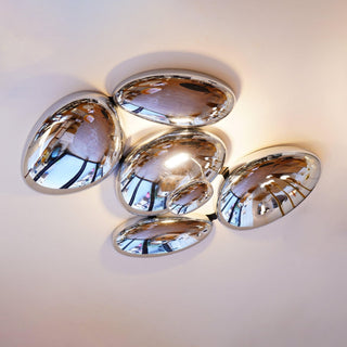Solara Plafonnier Chrome Pebble Moderne