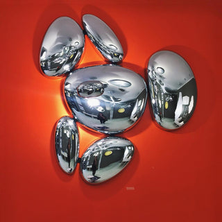 Solara Plafonnier Chrome Pebble Moderne