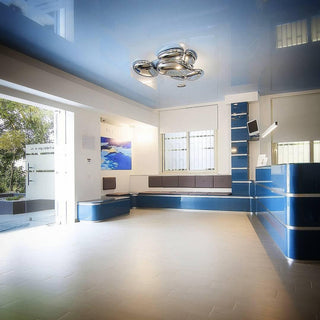 Solara Plafonnier Chrome Pebble Moderne
