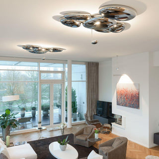 Solara Plafonnier Chrome Pebble Moderne