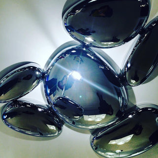Solara Plafonnier Chrome Pebble Moderne