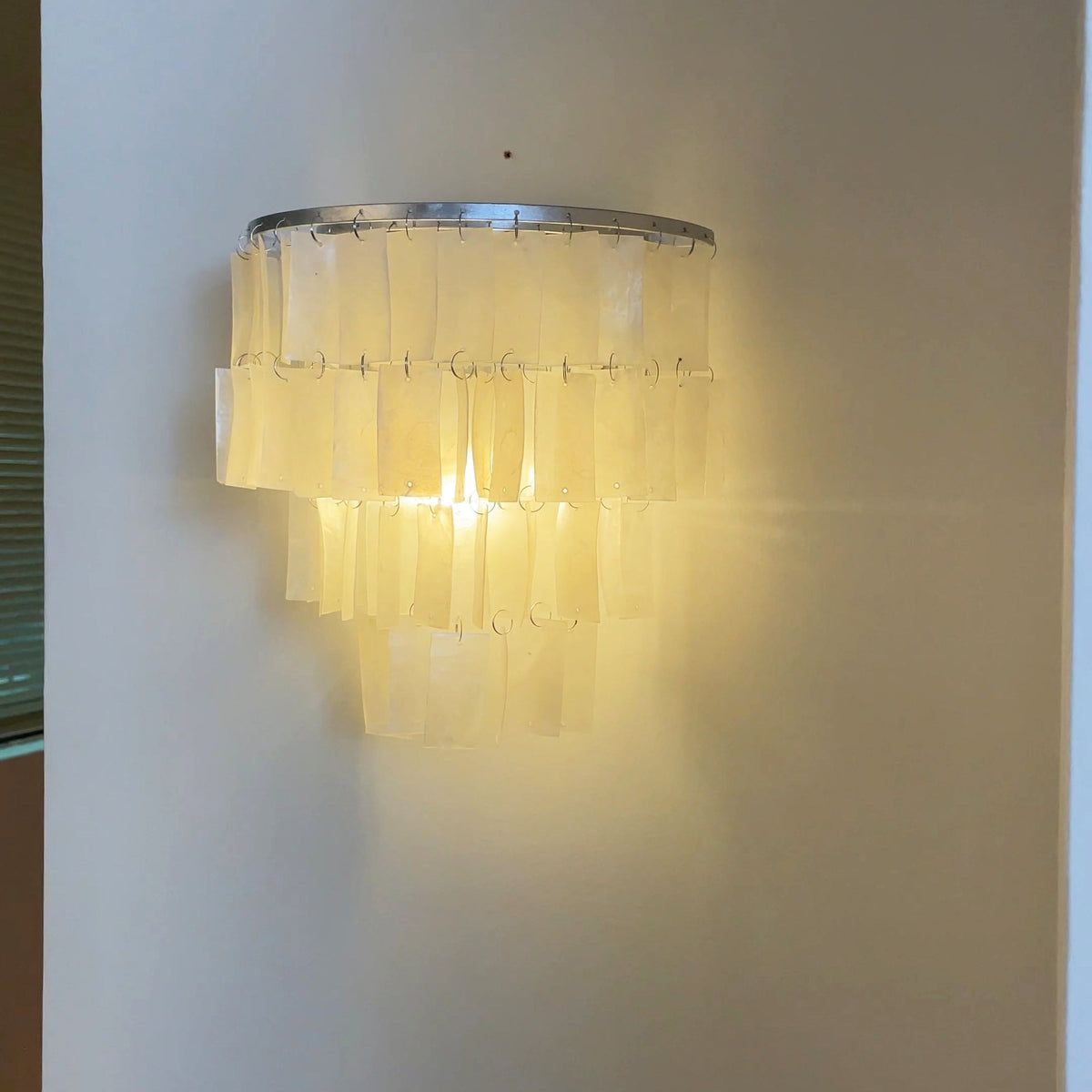 Arlenna Applique murale de luxe postmoderne à plusieurs niveaux en forme de coquillage