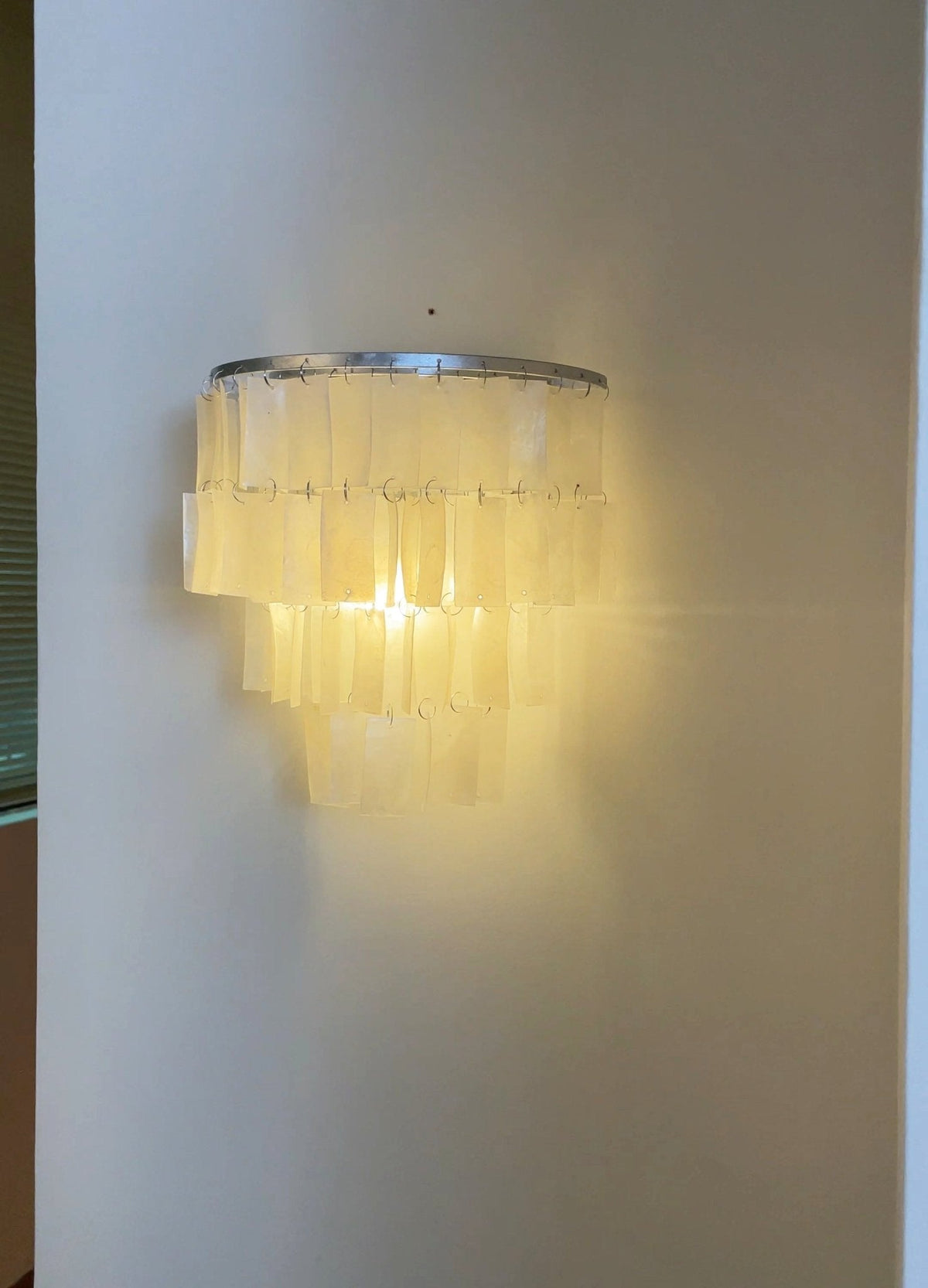 Arlenna Applique murale de luxe postmoderne à plusieurs niveaux en forme de coquillage