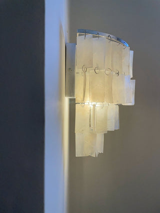 Vidoros Applique murale de luxe postmoderne à plusieurs niveaux en forme de coquillage