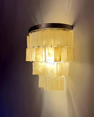 Vidoros Applique murale de luxe postmoderne à plusieurs niveaux en forme de coquillage