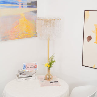 Velaette Lampadaire en Verre de Luxe