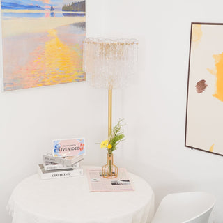 Velaette Lampadaire en Verre de Luxe