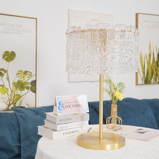 Erliren Crystal Table Lamp-Neutral Decor