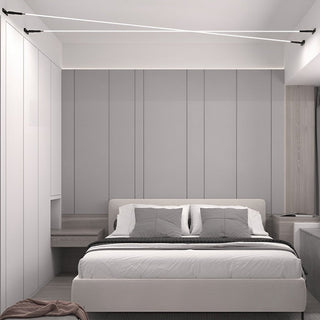 Linean Plafonnier Minimaliste en Bande d’Acier