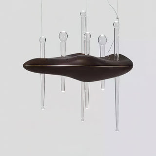 Umare Fantaisiste Chêne Verre Pendentif Lumière