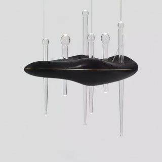 Umare Fantaisiste Chêne Verre Pendentif Lumière