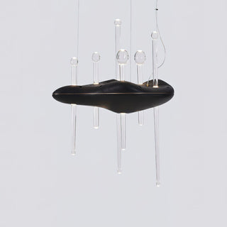 Umare Fantaisiste Chêne Verre Pendentif Lumière