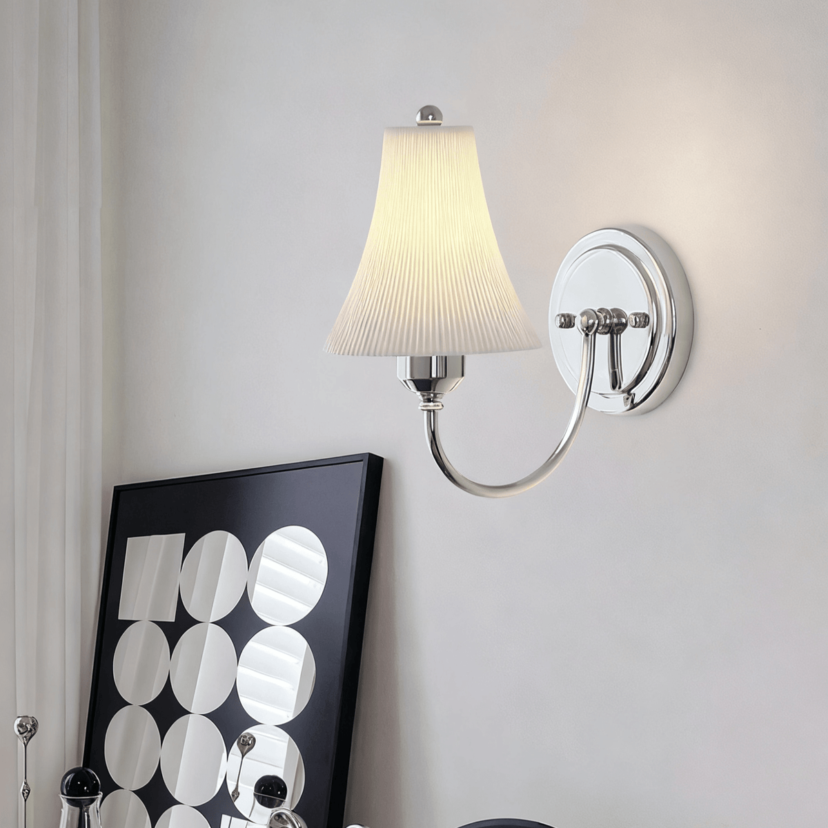 Slim Waist Wall Sconce-Neutral Decor