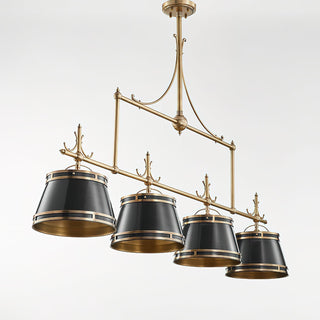 Ulphaion Ancien Industriel Laiton Métal Lustre