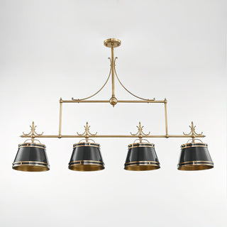 Ulphaion Ancien Industriel Laiton Métal Lustre