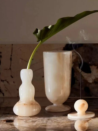 Small Jade Vase-Neutral Decor