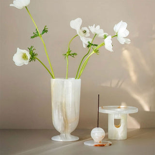 Small Jade Vase-Neutral Decor