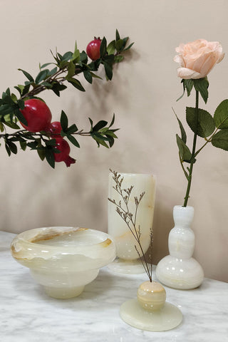 Small Jade Vase-Neutral Decor